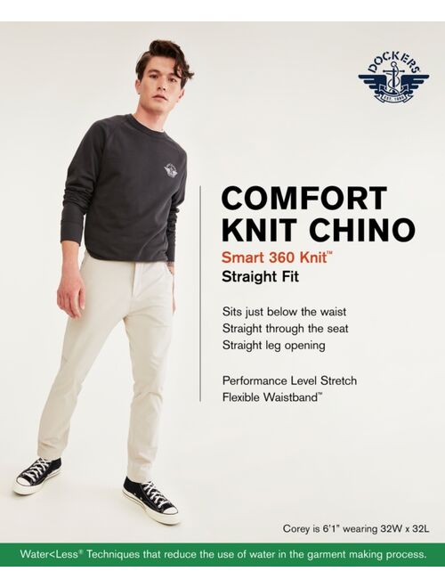 Dockers Men's Straight-Fit Comfort Knit Chinos