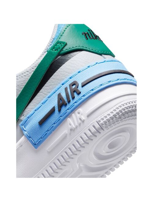 Nike Air Force 1 Shadow sneakers in photon dust/malachite