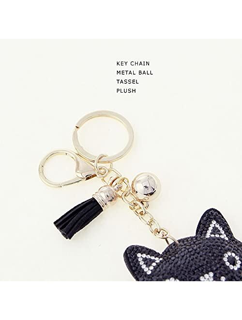 Ntlx Key Chain Bag Charm – Cute Sparkling Charm for Purses, Luggage, Suitcases, Diaper Bag, and Keys - Gift Box Included