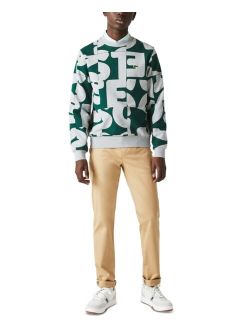 Men's Slim-Fit Stretch Solid Pants