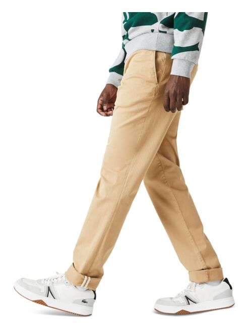 Lacoste Men's Slim-Fit Stretch Solid Pants