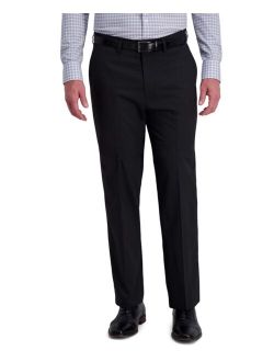 J.M. Haggar Men's Classic-Fit 4-Way Stretch Diamond-Weave Performance Dress Pants