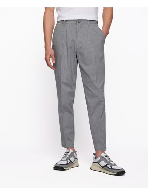 Hugo Boss BOSS Men's Cropped Relaxed-Fit Trousers