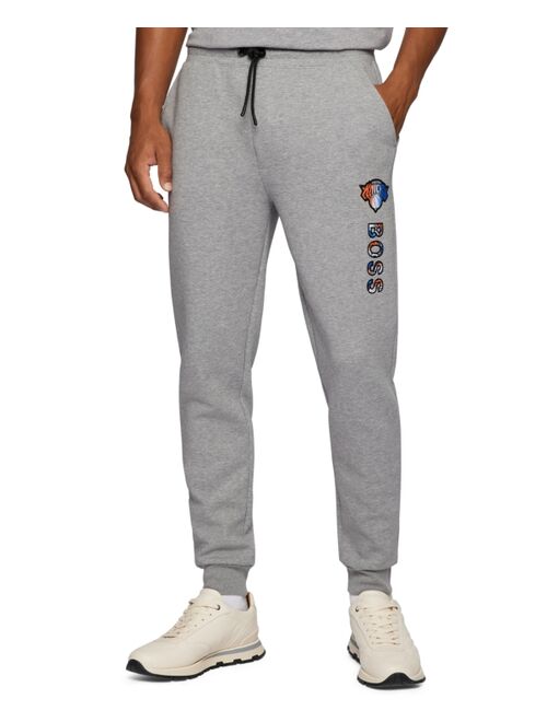 Hugo Boss BOSS Men's NBA New York Knicks Cotton Tracksuit Bottoms
