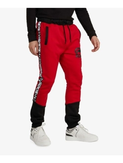 Ecko Unltd Men's Basic Blocked Tape Joggers