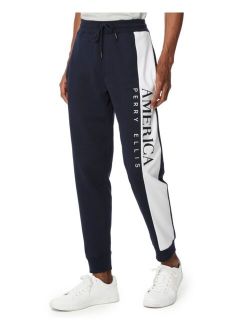 America Men's Embroidered Flag Sweat Pants