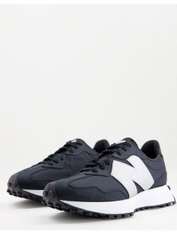 327 sneakers in black and silver