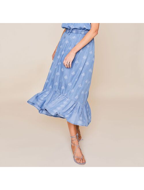 Women's Sonoma Goods For Life® x Lauren Lane Pull-On Tiered Skirt