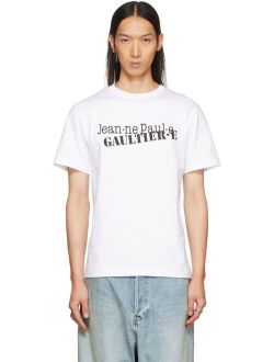 JEAN PAUL GAULTIER White 'Jean·ne Paul·e Gaultier·e' T-Shirt