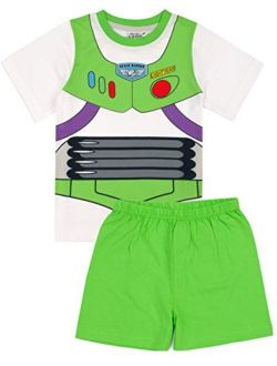 Toy Story Pyjamas Boys Buzz Lightyear Character Kids Pjs