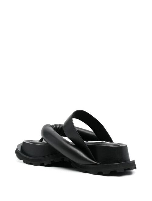 Jil Sander platform leather sandals