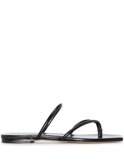 Aeyde square-toe flat sandals