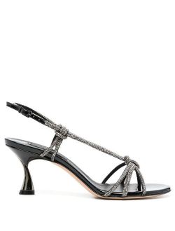 Casadei crystal-embellished strappy sandals