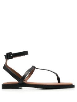 T-bar strappy sandals