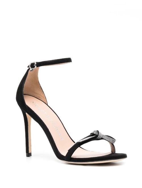 Stuart Weitzman crystal-bow stiletto hells
