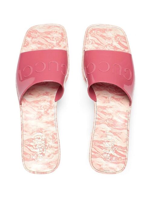 Gucci marble sole logo-embellished sandals