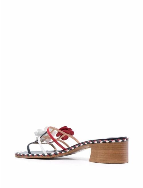 Thom Browne floral-applique sandals