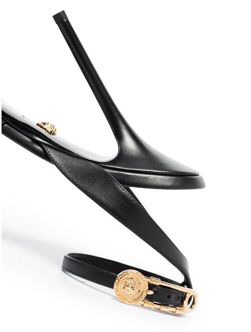 Versace Safety-Pin 130mm sandals