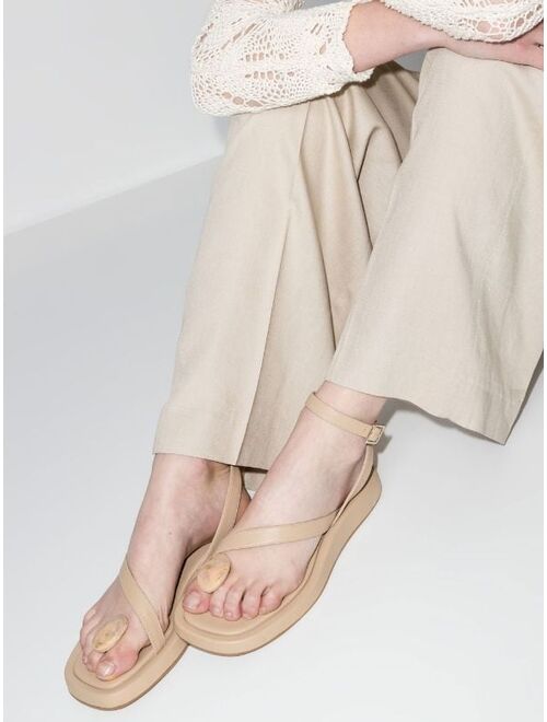 GIABORGHINI x RHW Rosie gemstone-embellished sandals