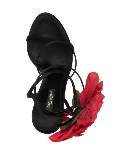 Dolce & Gabbana floral-applique sandals