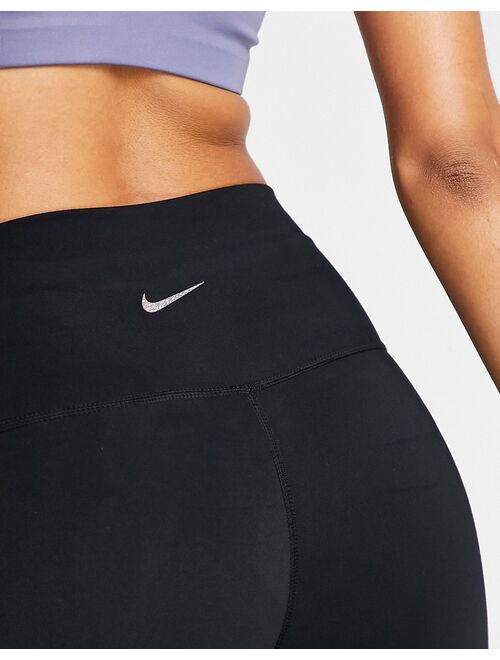 Nike Training Nike Yoga Dri-FIT 365 high-waisted 7/8 leggings in black