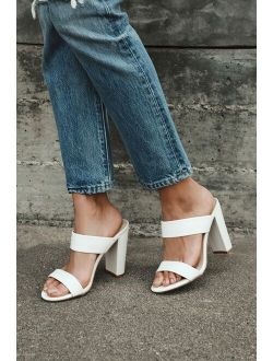 Marlowe Off White High Heel Sandals