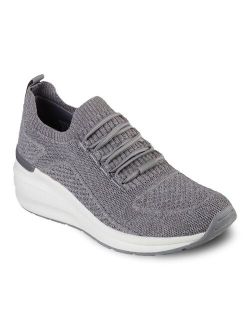 Street Billion Knit And Knot Women's Wedge Sneakers