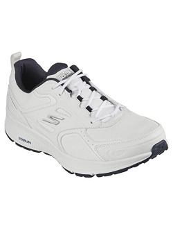 Men's Go Run Consistent-Leather Cross-Training Tennis Shoe Sneaker with Air Cooled Foam