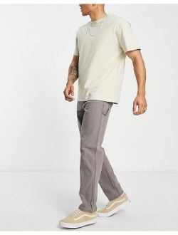 skater pants in washed twill with carpenter pockets