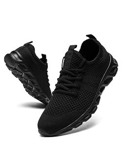 Tvtaop Mens Tennis Shoes Athletic Running Shoes Lightweight Sneakers Non Slip Walking Gym Shoes