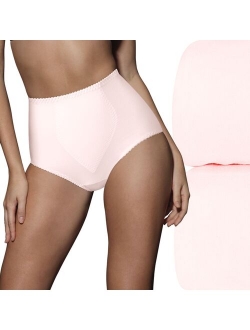 2-pack Cotton Light Control Shaping Brief Panty Set X037