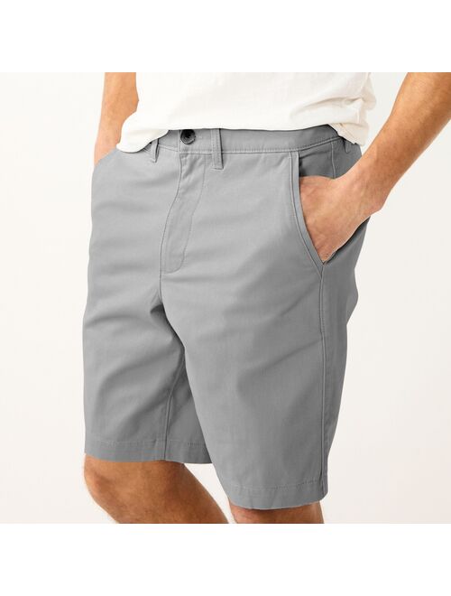 Men's Sonoma Goods For Life® 9-Inch Flexwear Flat-Front Shorts