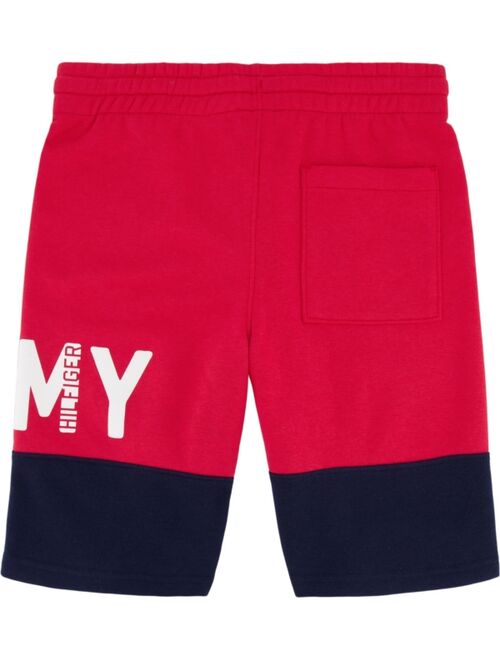 Tommy Hilfiger Big Boys Colorblock Knit Shorts