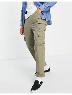 skater cargo pants in light khaki