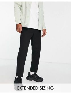 relaxed skater chinos in black