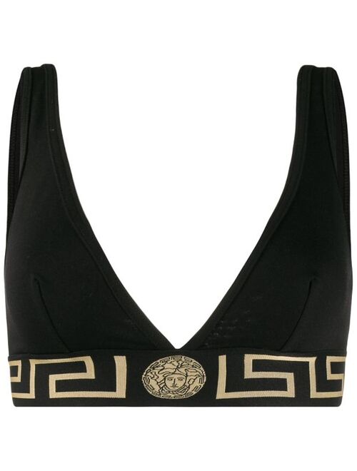 Versace Medusa Greek Key bra
