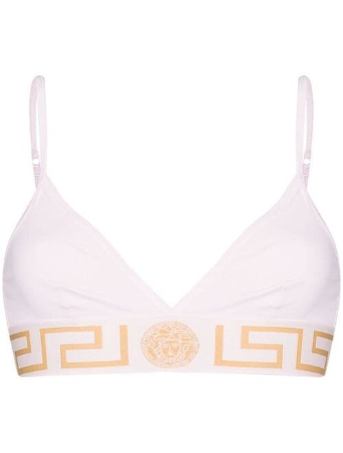 Versace Greca-trim triangle bra