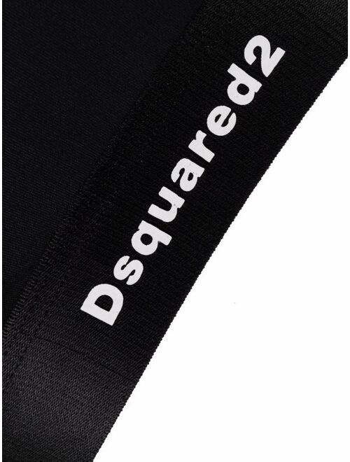Dsquared2 logo-print sports bra