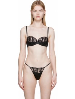 Frankie Lace boned balconette bra