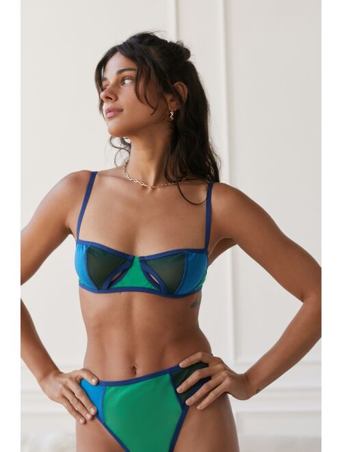 Out From Under Amber Surfs Up Cutout Balconette Bra