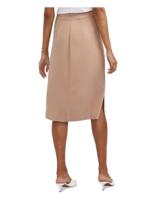Anne Klein Women's Side-Tape Skimmer Skirt