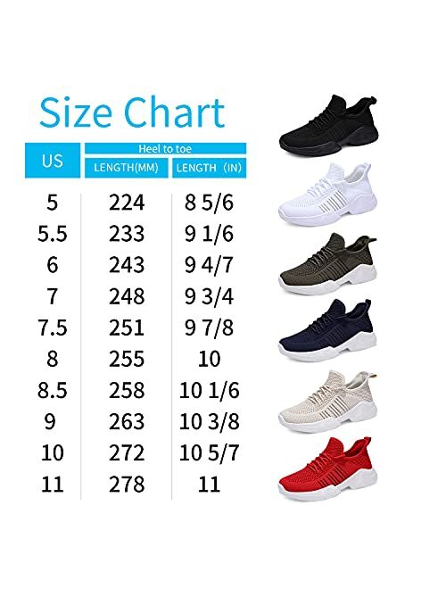 UUBARIS Women Running Lightweight Tennis Comfortable Sneaker Fashion Athletic Walking Shoes for Workout