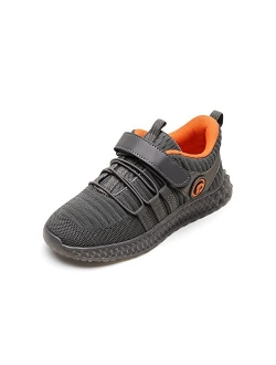 Boys Girls Lightweight Breathable Tennis Running Shoes Kids Athletic Fashion Sneakers