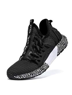 Vituofly Boys Sneakers Kids Running Shoes Girls Mesh Fitness Shoe Indoor Training Sneaker Lightweight Outdoor Sports Athletic Tennis Shoes for Little Kid/Big Kid