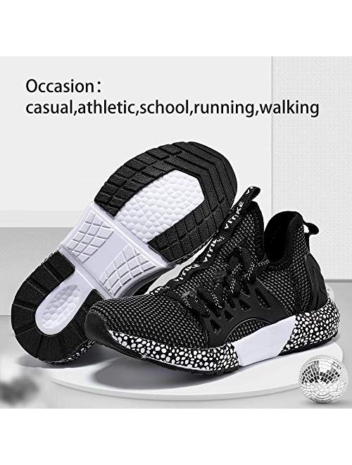 Vituofly Boys Sneakers Kids Running Shoes Girls Mesh Fitness Shoe Indoor Training Sneaker Lightweight Outdoor Sports Athletic Tennis Shoes for Little Kid/Big Kid