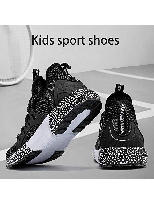Vituofly Boys Sneakers Kids Running Shoes Girls Mesh Fitness Shoe Indoor Training Sneaker Lightweight Outdoor Sports Athletic Tennis Shoes for Little Kid/Big Kid