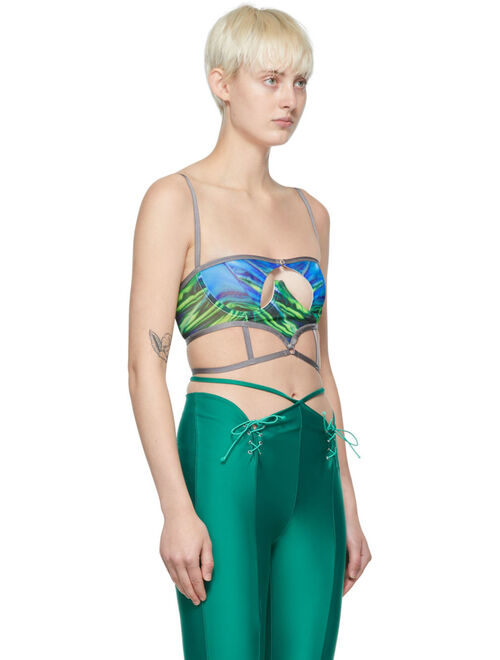 DIDU Green Polyester Bra