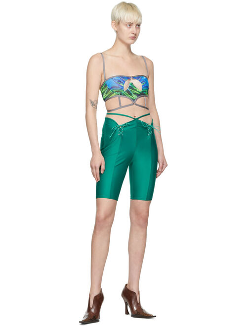 DIDU Green Polyester Bra