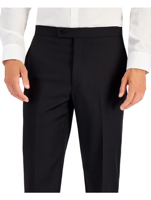 Polo Ralph Lauren Lauren Ralph Lauren Men's Classic-Fit UltraFlex Stretch Black Solid Tuxedo Pants