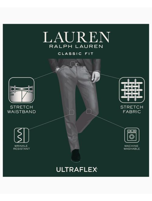 Polo Ralph Lauren Lauren Ralph Lauren Men's Classic-Fit Microtwill Ultraflex Machine Washable Dress Pants